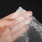 Thin and transparent material of the 100pcs Disposable Plastic Car Seat Cover