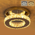 warm white of Luxury Crystal LED Ceiling Light