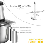 special design of 3L Kitchen Electric Meat Grinder