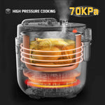 Feature of 600W Electric Non-Stick Pressure Cooker