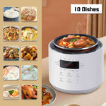 10 Dishes of 600W Electric Non-Stick Pressure Cooker