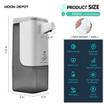 size of Automatic Foam Soap Dispenser