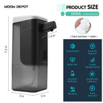 size of 600ml Automatic Foam Soap Dispenser