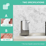 types of 600ml Automatic Gel/Foam Soap Dispenser