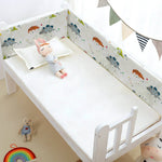 display of Breathable Cradle Crib Bumper