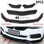 display of Car Front Bumper Lip Spoiler Kit