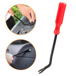 How to use the red tool of the Car Trim Removal Panel Fastener Tool Kit