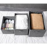 Cotton linen Fabric Storage Bin - BCBMALL