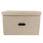 Cotton linen Fabric Storage Bin - BCBMALL