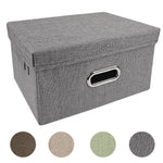 Cotton linen Fabric Storage Bin - BCBMALL