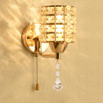 Crystal Wall Lamp Sconce Light - BCBMALL