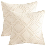 Cushion Cover Pillowcase, 2pcs beige