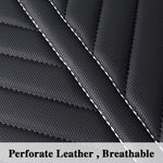 feature of Deluxe PU Leather Seat Cover for 5-Seats Car