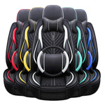 Deluxe PU Leather Seat Cover for 5-Seats Car