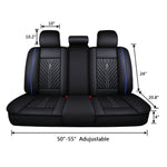 full size of Deluxe PU Leather Seat Cover for 5-Seats Car