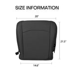 Driver Bottom Seat Cover for 09-12 Dodge Ram black size