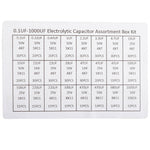 Electrolytic Capacitor Kit, 0.1UF-1000UF - BCBMALL