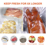 Embossed Vacuum Seal Bag, 100Pcs - BCBMALL