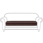 Faux Leather Sofa Seat Cushion Cover - BCBMALL