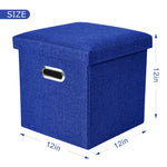 Foldable Storage Ottoman - BCBMALL