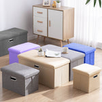 Foldable Storage Ottoman - BCBMALL