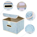 Foldable Storage Bins with Lids