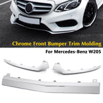 Front Lower Bumper Molding Trim for Benz W205 C Class - BCBMALL