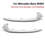 Front Lower Bumper Molding Trim for Benz W205 C Class - BCBMALL