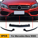 Front Lower Bumper Molding Trim for Benz W205 C Class - BCBMALL