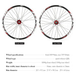 Front Rear MTB Wheelset detail