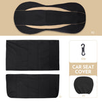 includes of Front and Rear Cloth Seat Cover, Universal Fit