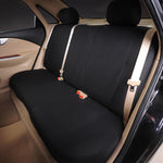 black Rear Cloth Seat Cover, Universal Fit