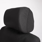 headrest of Front and Rear Cloth Seat Cover, Universal Fit