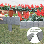 Garden Plastic Fence Stone - BCBMALL