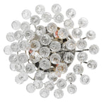 LED Crystal Ceiling Light white display