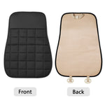 black cushion Leather Linen Car Seat Cover