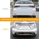 display of Rear Bumper Lip Diffuser for Corolla 2019-2020