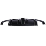 Rear Bumper Lip with Light for INFINITI Q50 2014-2017 glossy black