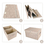 Foldable storage bins