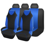 blue Universal Cloth Car Seat Cover, 2 Seats / 5 Seats