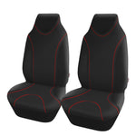 black color Universal Cloth Car Seat Cover, 2 Seats / 5 Seats