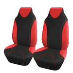 red color Universal Cloth Car Seat Cover, 2 Seats / 5 Seats