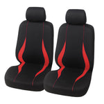 red Front Cloth Seat Cover, Universal Fit