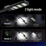 2 light modes of Waterproof Solar LED Wall Light