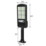 size of Waterproof Solar LED Wall Light